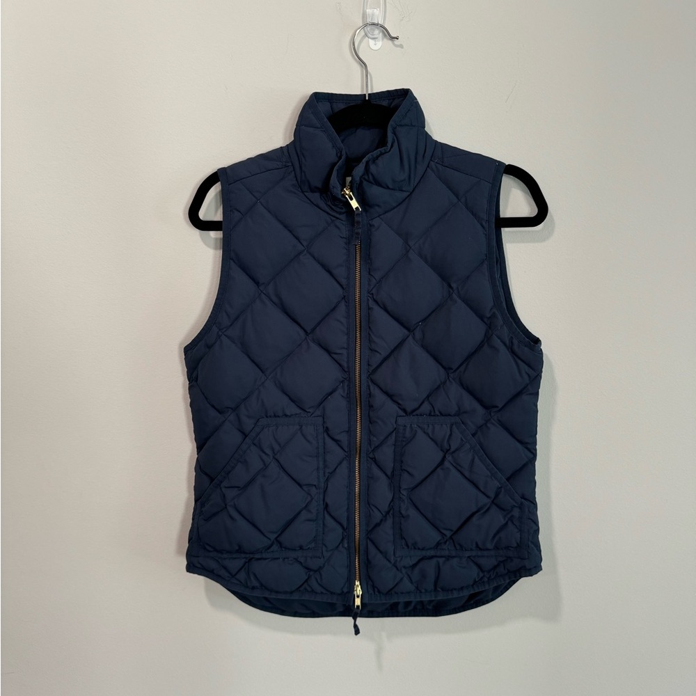 New Unwirn J Crew Navy Puffer Vest